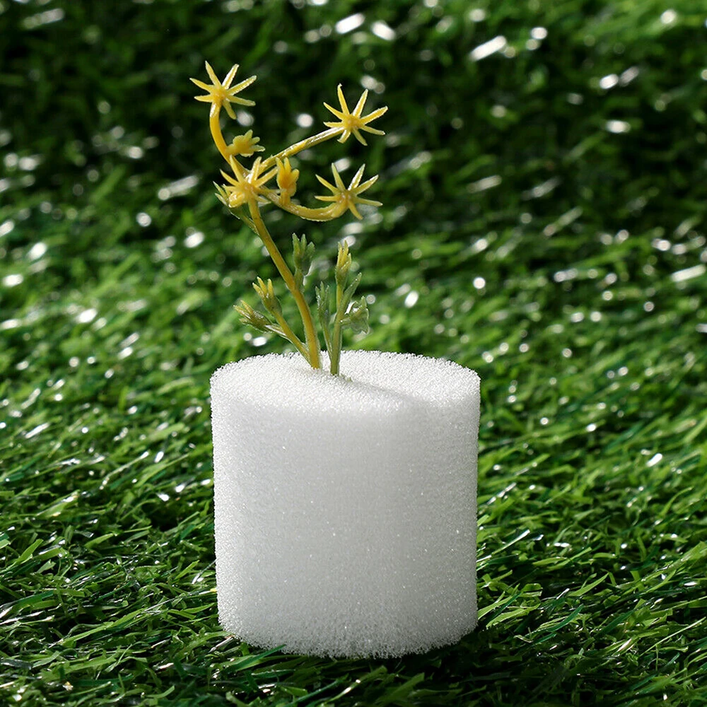 100Pcs Soilless Hydroponic Cylinders Sponge Plants Vegetable Seed Cultivation System For Fixing Nursery Pots Plants Root