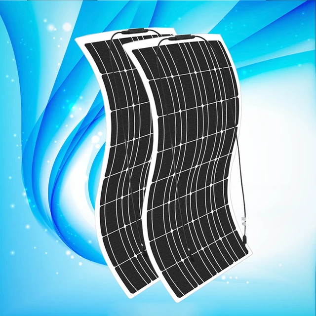 solar panel 12v 24v 1000w 600w 450w 300w battery charger kit complete for car boat vans marine home camper photovoltaic system 300w