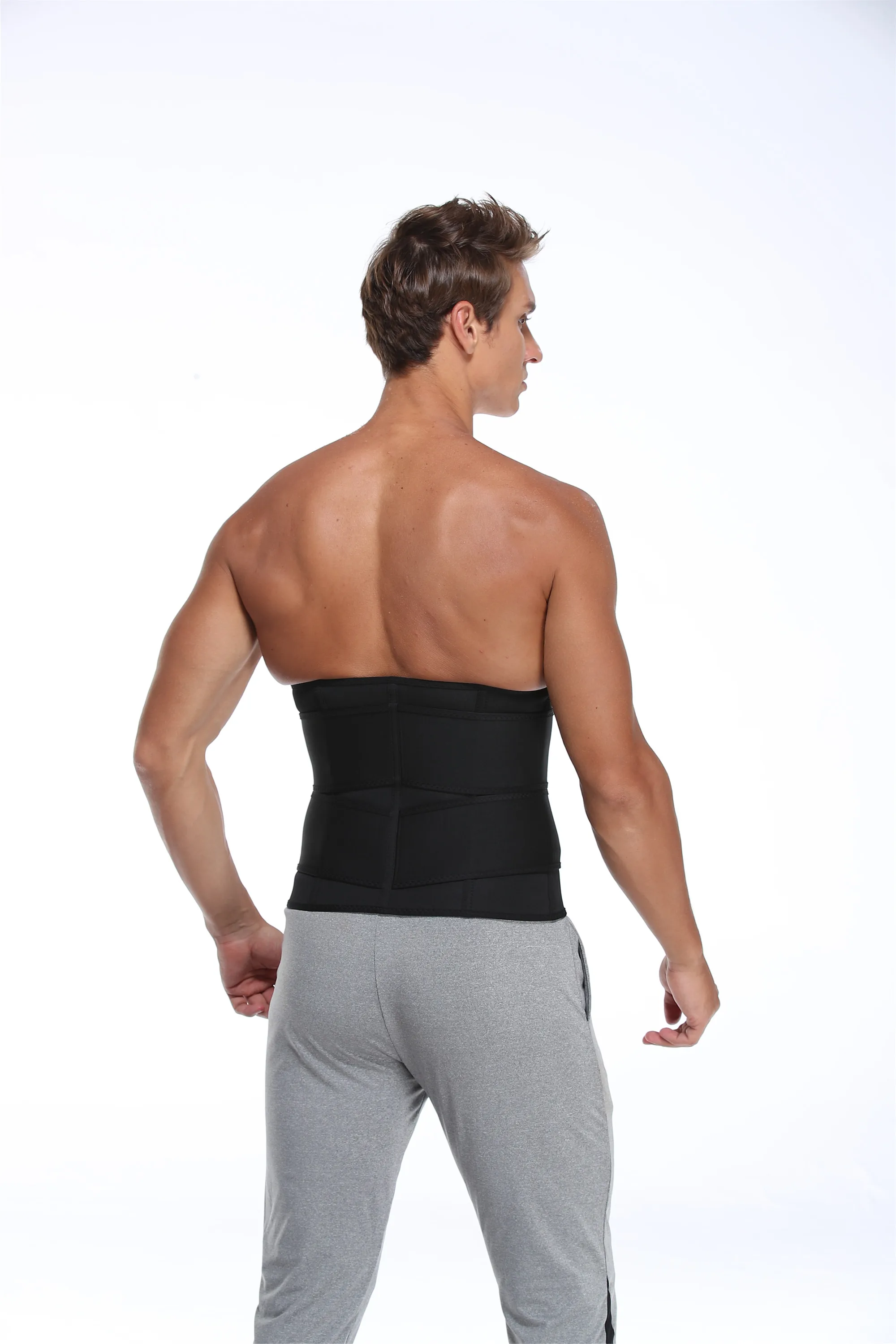 Women&Men Waist Trainer Belt Tummy Control Workout Waist Sauna Sweat Girdle Sport Waist Trimmer Slim Belly Band Slim Fat Burn