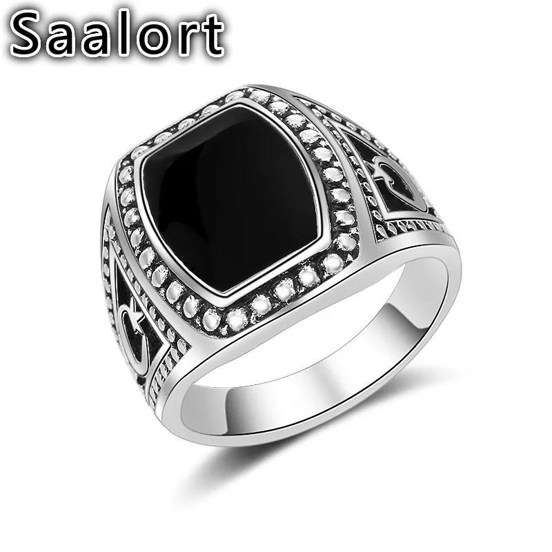 

Turkey National Emblem Islam Muslim Alloy Ring Retro Religious Finger Jewelry Accessories Creative Birthday Gifts for Men Boys