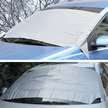 

Windshield Cover 200*70cm Dual Use Car Windscreen Cover SunShade Windshield Sun Cover Foldable Windshield Sunshade Shield