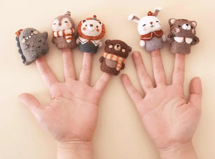 

Handmade felt diy dolls and dolls pass the time making poke poke le felt diy material bag by hand