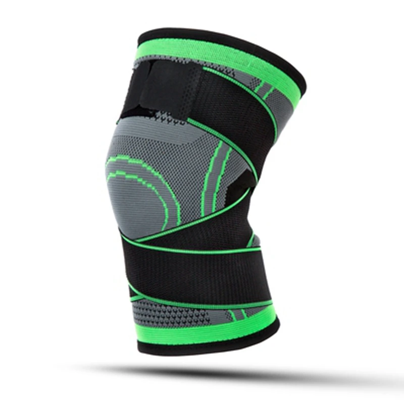 Mumian 3d напорная фитнес-беговая повязка для катания на велосипеде наколенники эластичные Нейлоновые Спортивные Компрессионные накладки рукав сегодня - Цвет: Green