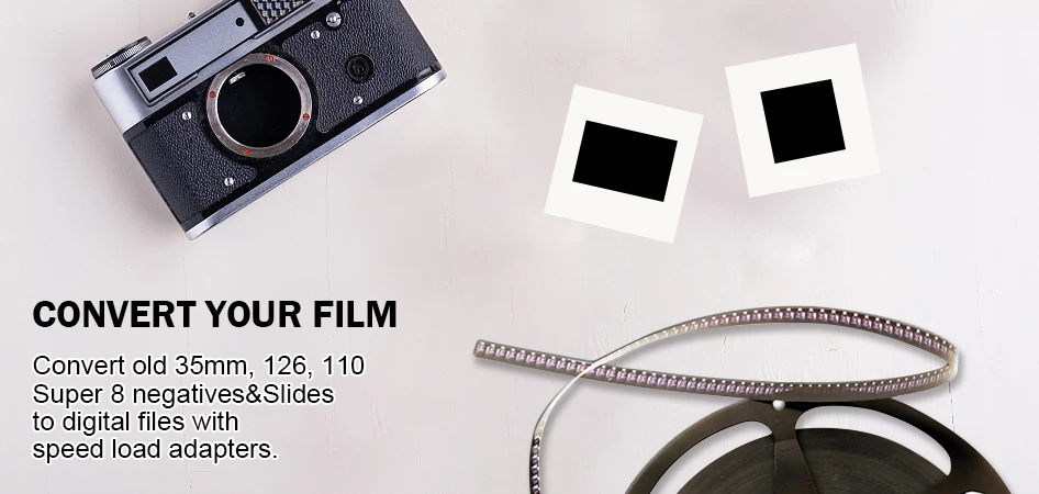 Portable 22MP Negative Film Scanner