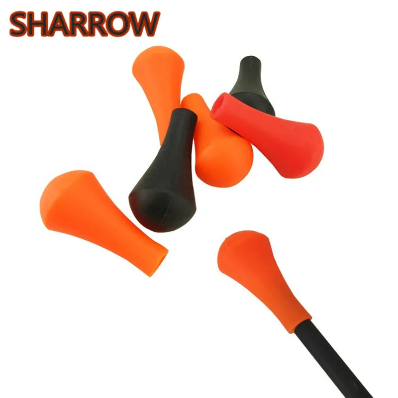 

24Pcs Archery Soft Rubber Arrowhead Rubber Arrow Tips Fit 6mm/8mm Arrow Shaft Blunt Broadheads For Shooting Peactice Accessories