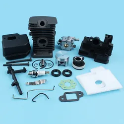 Kit de carburateur à Piston pour Stihl MS180 MS170 018 017, 38mm, plaqué nikail, réservoir d'admission 