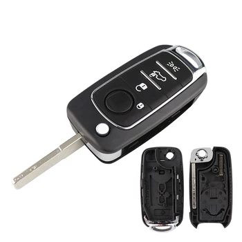 Keyforkess3/4 Pulsante di Vibrazione Pieghevole Chiave Auto Chiave A Distanza Fob Caso di Borsette Per Fiat Egea Tipo 500X Toro Con Uncut Lama SIP22 - YIQIXIN 3 4 Pulsante di Vibrazione Pieghevole Chiave Auto Chiave A Distanza Fob Caso di