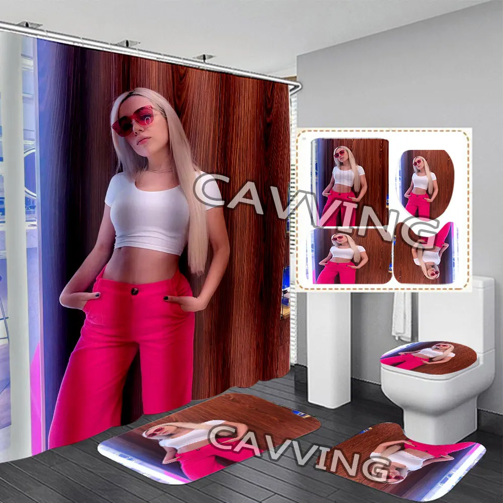 Водонепроницаемая занавеска для душа с 3D принтом Ava Max 03 | Дом и сад