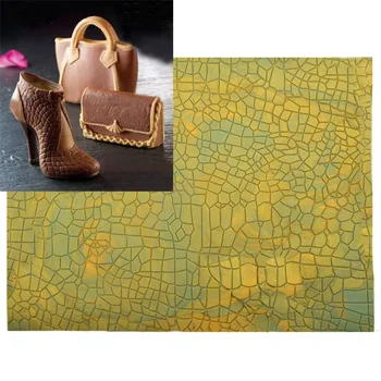 

Big Artificial Crocodile Alligator Skin Lace Mat Fondant Cake Silicone Mold Diy Baking Tool Lace Embossing Cake Border Mold K474