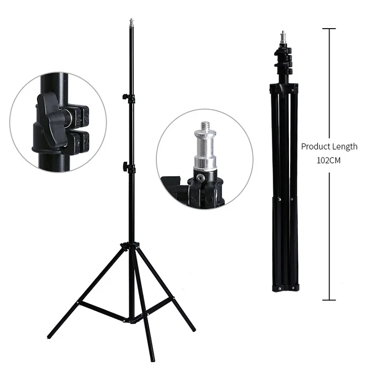 Phone 2M(79in) Light Stand Tripod With 1/4 Screw Head For Photography Studio Softbox Video Flash Umbrellas Reflector Lighting | Мобильные