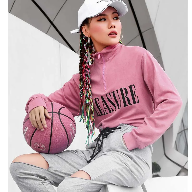 Сексуальная с длинными рукавами розовая midriff женская одежда Для Бега Фитнес рубашка Спортивная худи куртка топы спортивные для женщин укороченный топ рубашка для йоги