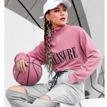 Сексуальная с длинными рукавами розовая midriff женская одежда Для Бега Фитнес рубашка Спортивная худи куртка топы спортивные для женщин укороченный топ рубашка для йоги