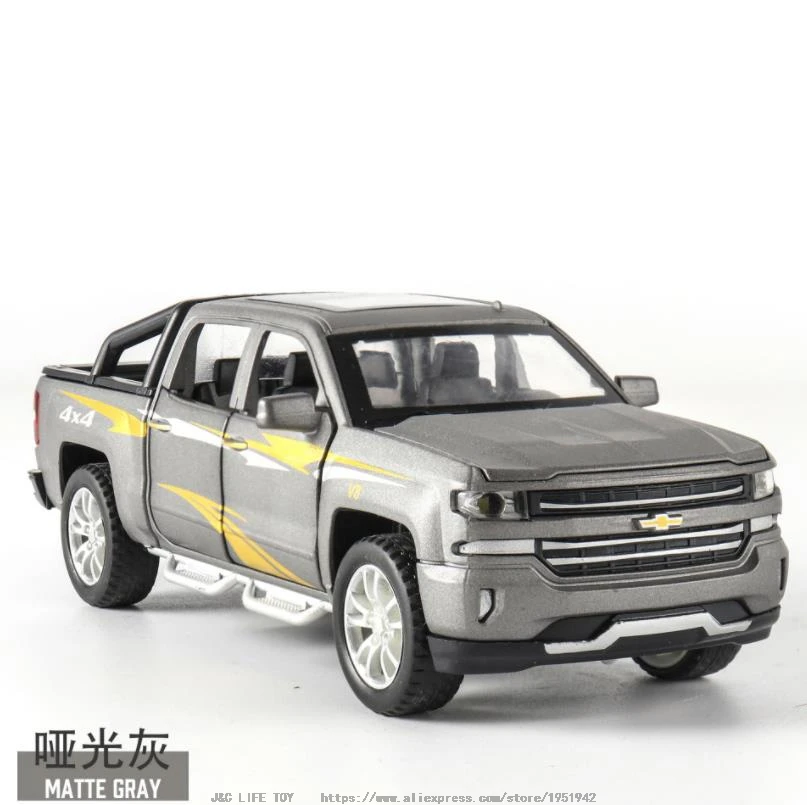 1:32 HX CHEVROLET пикап грузовик игрушка автомобиль металлические Игрушки Diecasts& Toy транспортные средства модель автомобиля высокая Игрушечная машина игрушки для детей