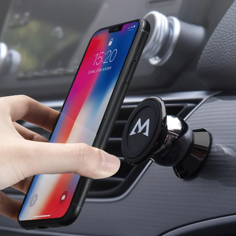 Mpow MCM18 Magnetic Car Phone Holder Universal Car Mount Holder Max Bearing Capacity 250g Phone Holder For iPhone X 876 Plus (9)