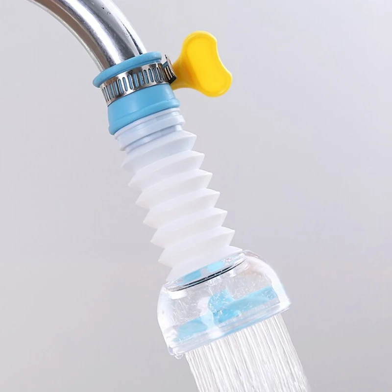 Water Saving Kitchen Faucet Shower Tap Nozzle Sprayers Adjustable Direction Water Tap Filter Swivel Spout Bathroom Accessories - Цвет: BL