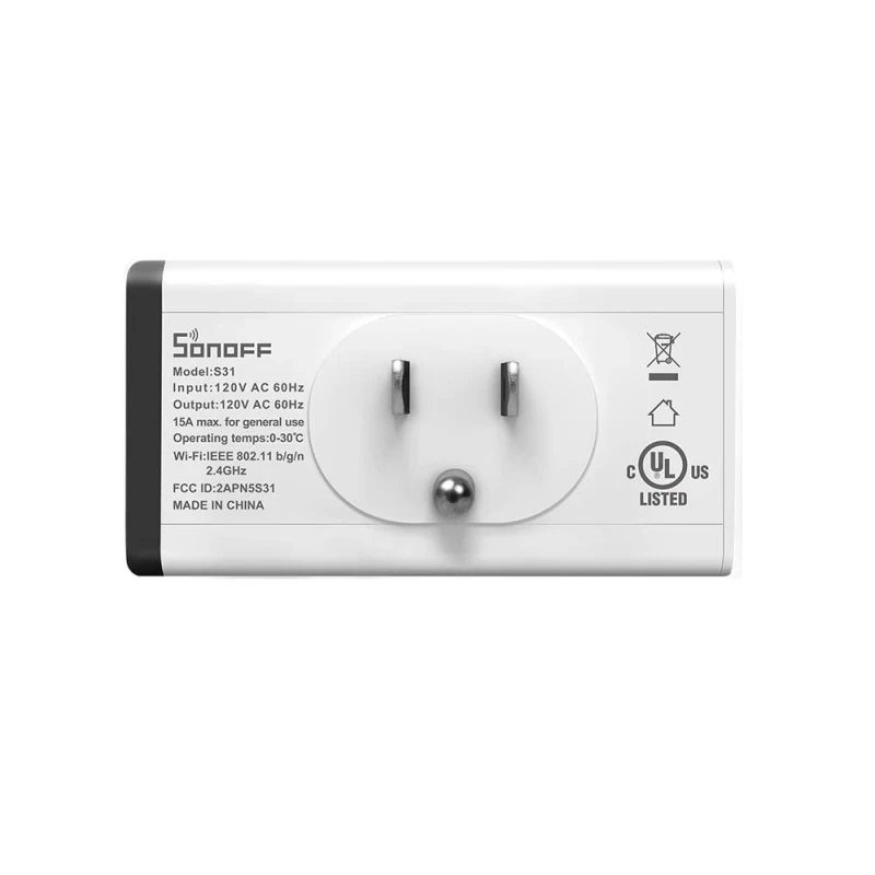 Sonoff S31 компактный дизайн Smart Plug с контролем энергии стандарт США для Google Home Wifi умный дом переключатель