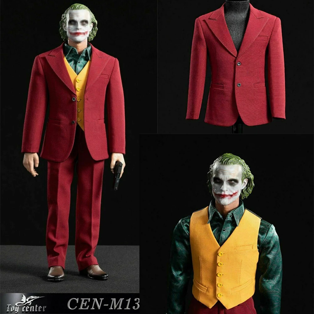 1/6 костюм Джокера комик Джокер клоун Хоакин игрушка центр CEN M13 Эксклюзивный