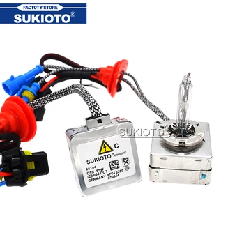 

SUKIOTO D5S Xenon HID Globe Bulb 55W 5500K D5S OEM Car Headlight Bulb Replace For V-W New Tiguan New Superb KIA K3 B-uick XT