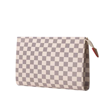 

2020 luxury new personality fashion envelope lady bag x, high volume clutch Leather Wallet plaid clutch Mens Money Bag