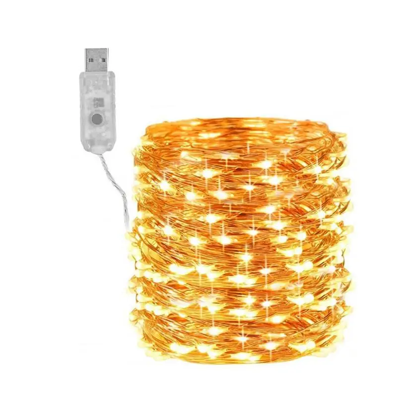 100/200LED 2 м дерево с цветочной феи Строка светильник модель 8 Романтический с пультом дистанционного управления Управление Свадебная вечеринка декоративная лампа, освещение приспособление - Испускаемый цвет: 22m-200led