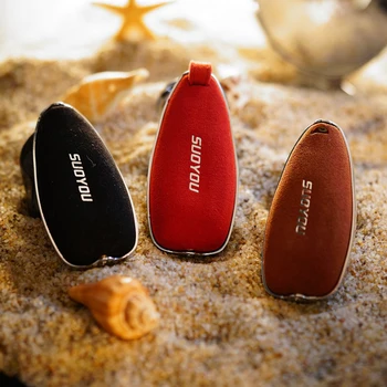 

3 Buttons Remote Suede Leather Car Fob Key Bag Case Cover For Ford C-Max B-Max Focus 3 MK3 MK4 escape 2013 2014 Holder Protector