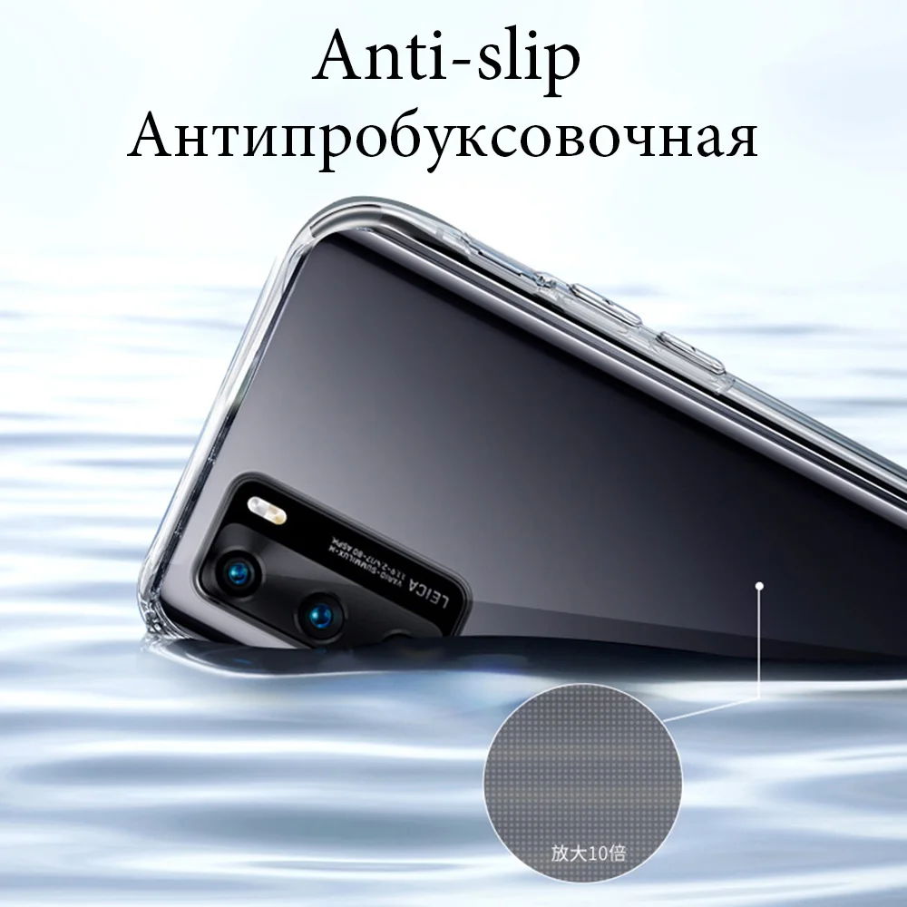 Transparent Silicone Protective Phone Case - Slim, Soft Shell Back Cover
