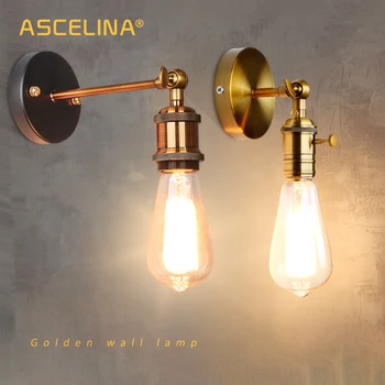 

LED Wall Of Lights Modern Lightweight Bathroom Mirror Wall Lamp Metal Retro Corridor Lamp Old Industrial Bedroom Bedside Lamp