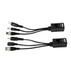 8MP BNC To RJ45 Video Balun CCTV 3 IN 1 Audio Twisted Pair Ethernet Connector For 4K AHD CVI TVI CVBS Camera 3