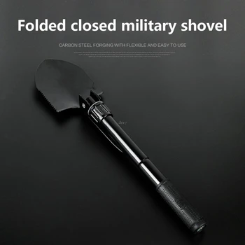 

Multi-functional Military Tactical Folding Shovel Portable Camping Gardening Hiking Emergency Survive Tool