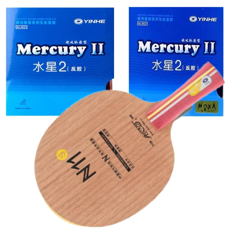 Резиновая ракетка для настольного тенниса Yinhe N11s Mecury 2 yinhe Mercury с губкой 9021