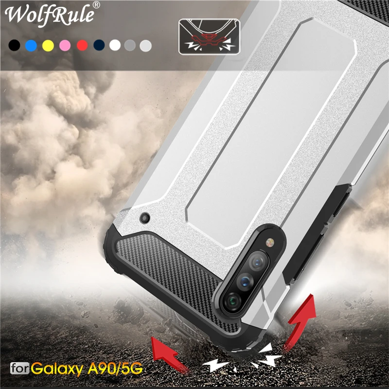 Phone Case For Samsung Galaxy A90 5G Case Full Wrapped Heavy Hybrid PC+TPU Cover For Samsung Galaxy A90 5G Cover For Samsung A90