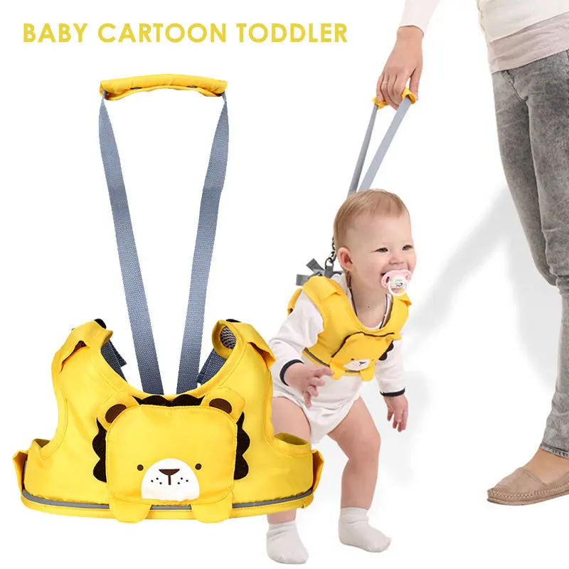 

Baby Toddler Harness Walk Learning Assistant Baby Toddler Belt Adjustable Strap Carton 6-8months Animal Pattern Baby Walker