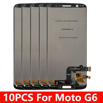 

10PCS For Motorola G6 XT1925 XT1925-3 Xt1925-5 LCD Display Touch Screen Digitizer Assembly Replacement For Moto G6 LCD Screen