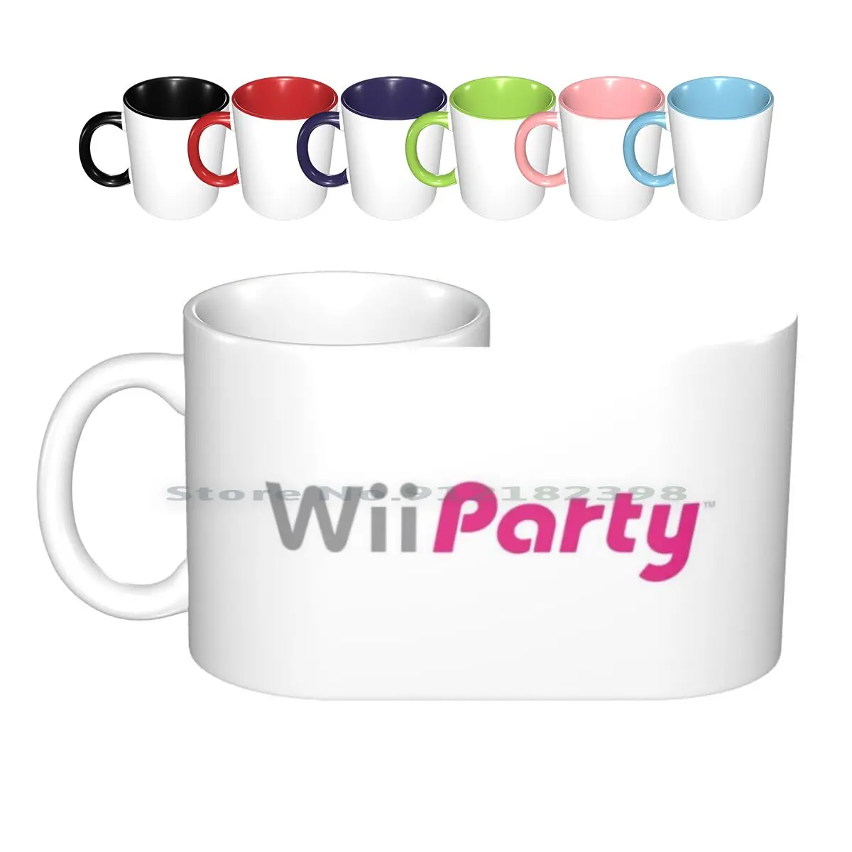 Wii Party Tazze In Ceramica Tazze Da Caffè Tazza Da Tè Al Latte Wii Sport Wii Sport Nostalgia Nostalgic Wii Switch Switch Gaming Giappone