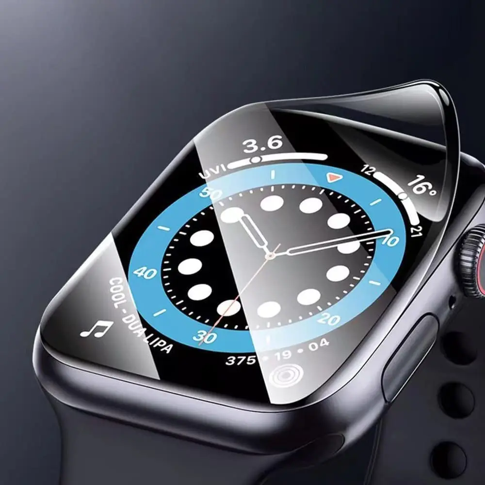 Waterdicht Screen Protector Voor Apple Watch 7 6 Se 5 4 3 38Mm 40Mm 44Mm  42Mm 41mm 45Mm Zachte Gehard Glas Voor Iwatch 4/5/6/Se/7|Watch Screen  Protectors| - AliExpress