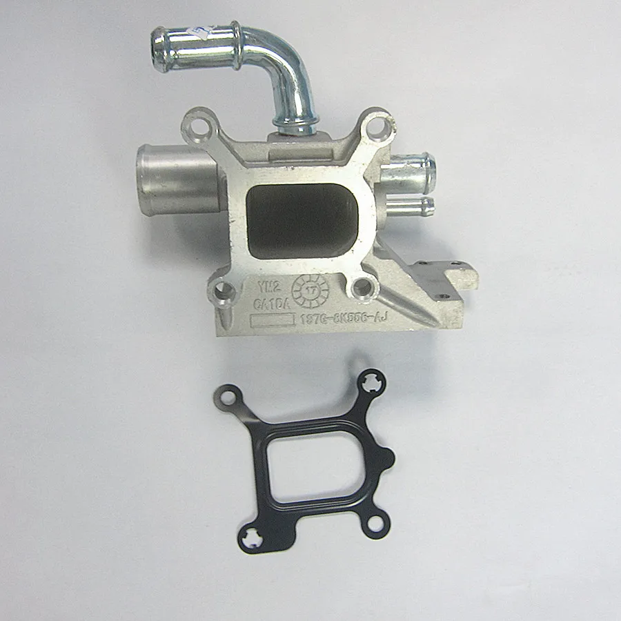 Car accessories LF01-15-17Z cooling system water outlet for Mazda 3 2.0 2005-2010 Mazda 5 6 2005-2010 2.0 2.3 8 CX7