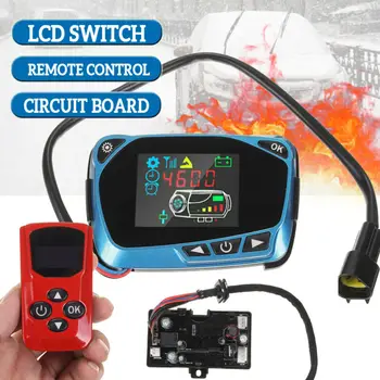 

12V/24V Car Diesel LCD Parking Air Heater Switch Circuit Board W/ Remote Control LCD Switch Remote Control