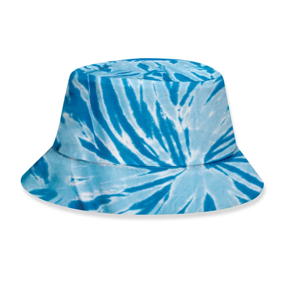 Tie Dyed Bucket Hat Unisex Bob Caps 