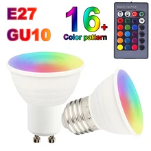 

LED RGB Light Bulb 16 Colors Changeable Lamp Blub Color Change Dimmable Blub with Remote Control for Party Banquet Decorative