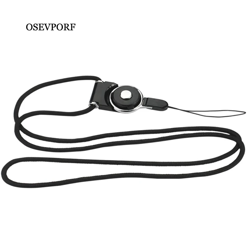 

2 in 1 Neck Lanyard Neckband Strap Hand Lanyard For Phone iPhone X Samsung Camera USB Flash Drives Keys ID Card keycord keychain