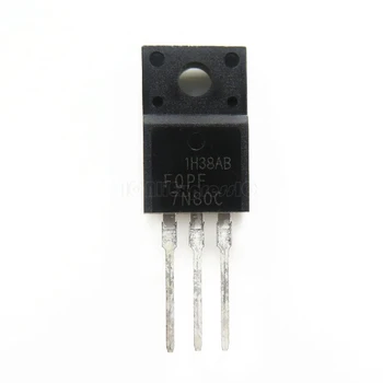 

10pcs/lot FQPF7N80C TO-220F FQPF7N80 TO-220 7N80 7N80C 800V 7A In Stock