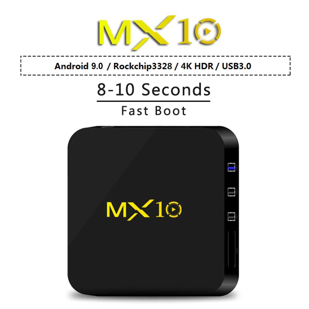 Smart Android 9,0 ТВ приставка RK3328 4K VP9 H.265 HDR10 USB3.0 4 ГБ/32 ГБ DLNA Miracast WiFi LAN HD медиаплеер EU/US/UK штекер