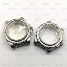 NEITON 40mm Case Sapphire Glass Fit ETA2836 NH35/36 Mingzhu DG2813/5833 Miyota 8215/8205 Auto Movement Back Transparent Glass