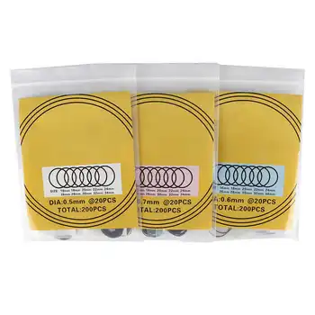 

600pcs Waterproof Rubber Gaskets Watch Case Sealing Washer Watch Repair Tool