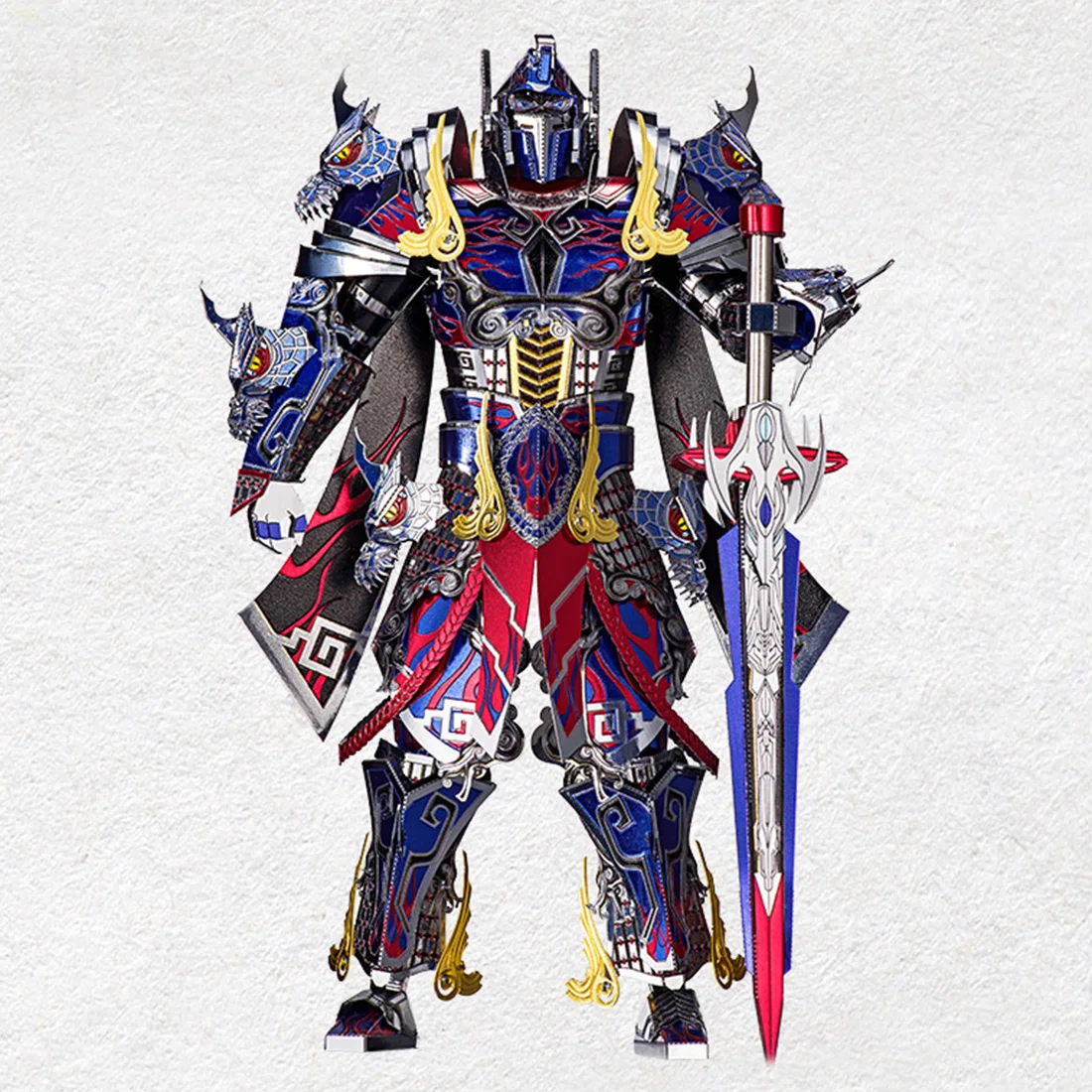 Китайская древняя сказочная сказка Titan Garuda Ptotect архитектурная модель с южными воротами Набор DIY 3D Металлические Пазлы сборная игрушка-головоломка