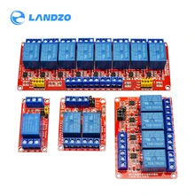 1/2/4/8 канальный релейный модуль реле для расширения платы 5V со спусковым уровень Поддержка оптрон реле для расширения платы