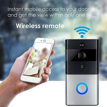 

Wireless Smart Doorbell Video Intercom Mobile Remote Control Security Tool