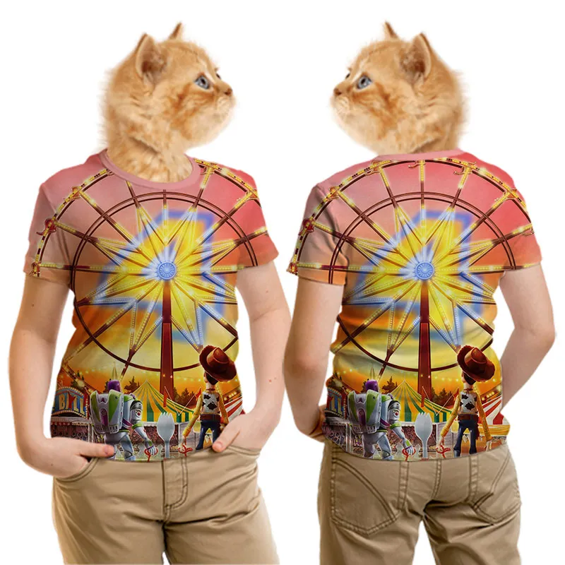 WHOSONG 3D Tshirt popular movie TOY STORY 4 funny cartoon children's clothing