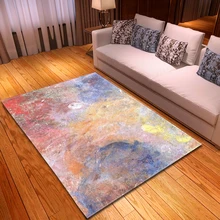 Домашний Декоративный красочный Коврик для гостиной, для детей, для ползания, для девочек, игровой коврик для комнаты, коврик для рисования маслом, большой ковер для гостиной