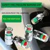 4pcs car Tire Pressure Monitor Valve Stem gage alarm alert sensor valve indicator Caps Diagnostic measuring tires pressure Tools ► Photo 2/6